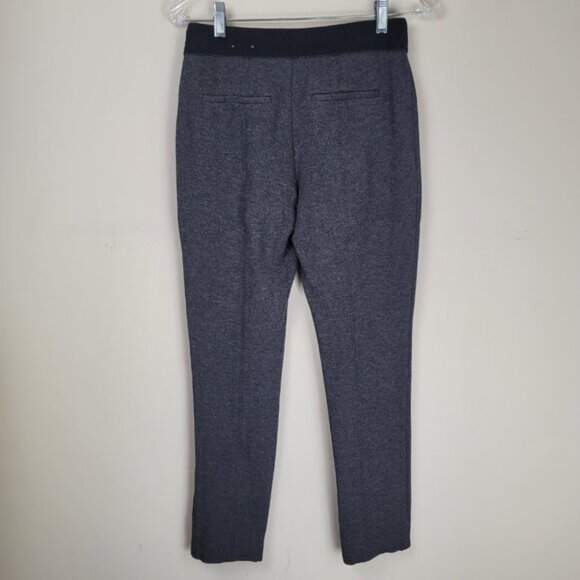 White House Black Market Gray Ponte Slim Ankle Pants Sz 4 - Picture 7 of 13